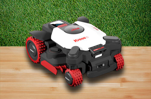 Robot tondeuse sans fil périphérique forte pente Kress 4x4